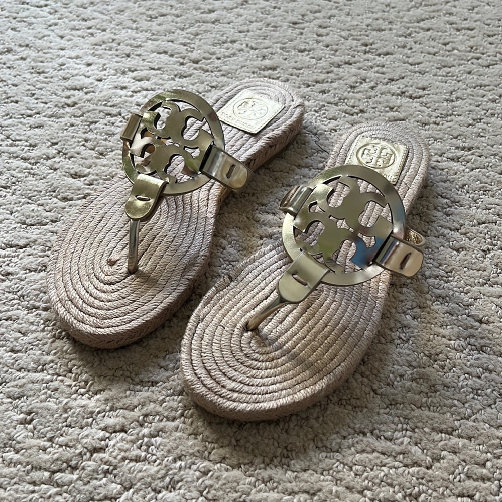 Tory Burch Gold Sandals